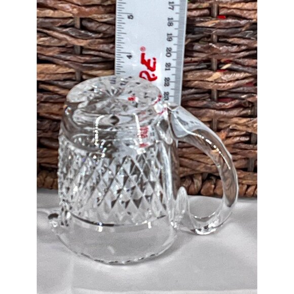Waterford Retired Crystal‎ Creamer Pitcher 3.75" Scalloped Edge 6oz - Picture 5 of 7